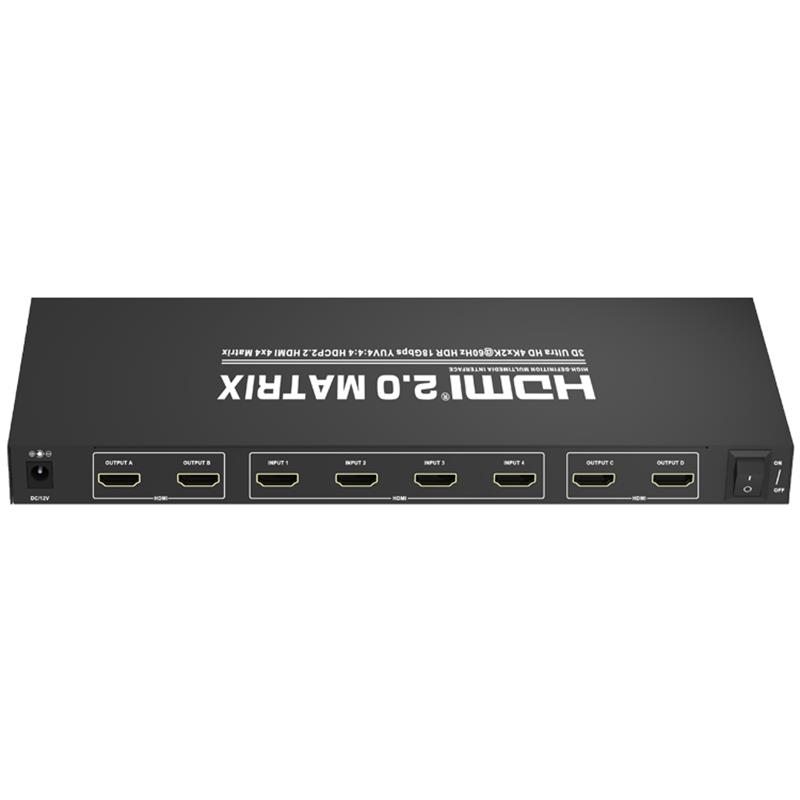 منتج جديد V2.0 مصفوفة HDMI 4X4 دعم ULTRA HD 4KX2K @ 60HZ HDCP2.2