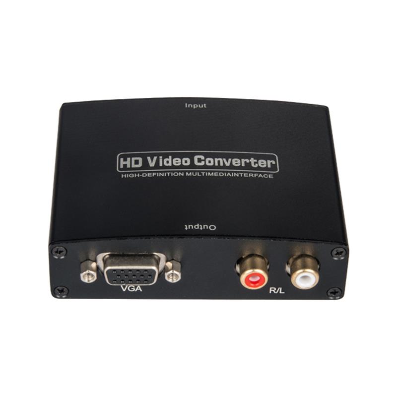 HDMI TO VGA + R \/ L الصوت محول الصوت 1080P