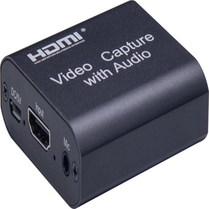 V1.4 HDMI Video Capture مع HDMI Loopout ، صوت 3.5 ملم